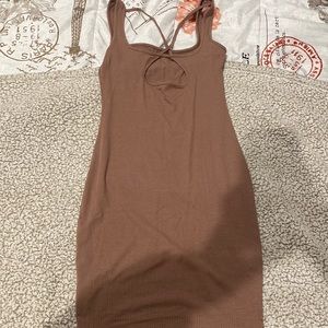 Ribbed cami dress